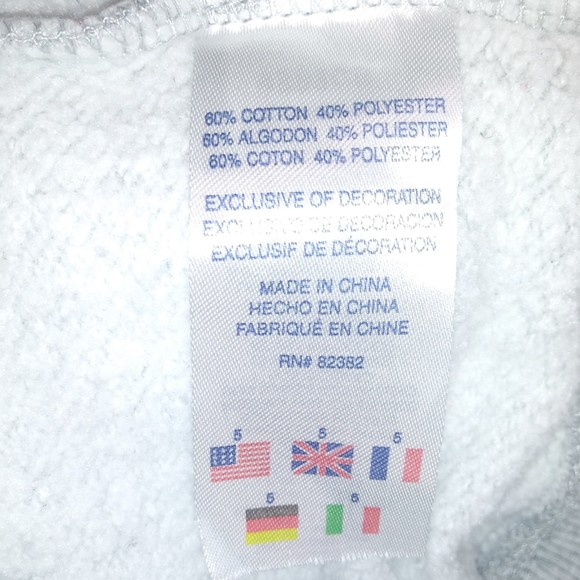 Champion Gray Champion Logo Pull-over Hooded Sweater - Size 5 Youth - EUC - Picture 4 of 5